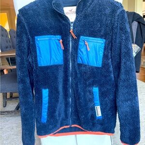 Ladies Hollister fleece jacket size small